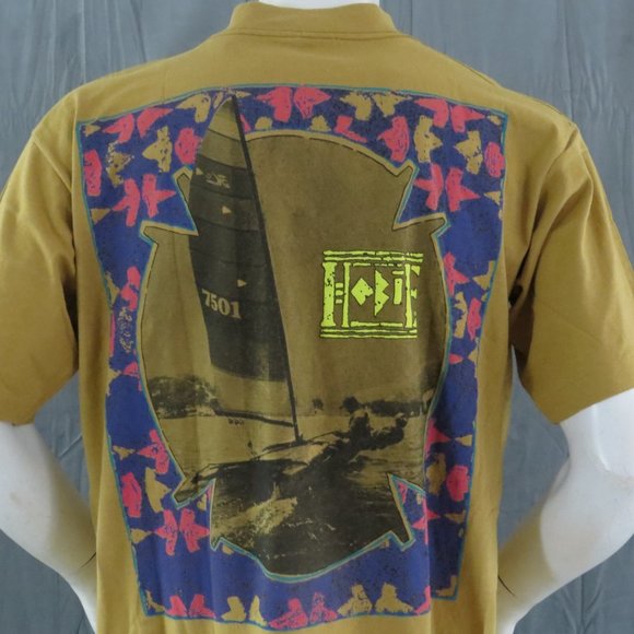 Vintage Surf Shirt - Hobie Sailing Shirt - Men's Large (NWT) - Picture 2 of 10